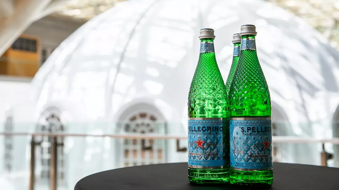 Bottiglie in edizione limitata S.Pellegrino 120 Anni Anniversario Limited Edition