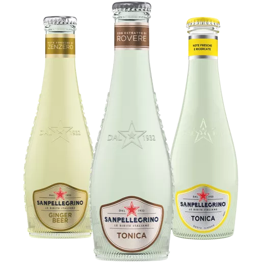 La gamma Mixers delle Bibite Italiane Sanpellegrino
