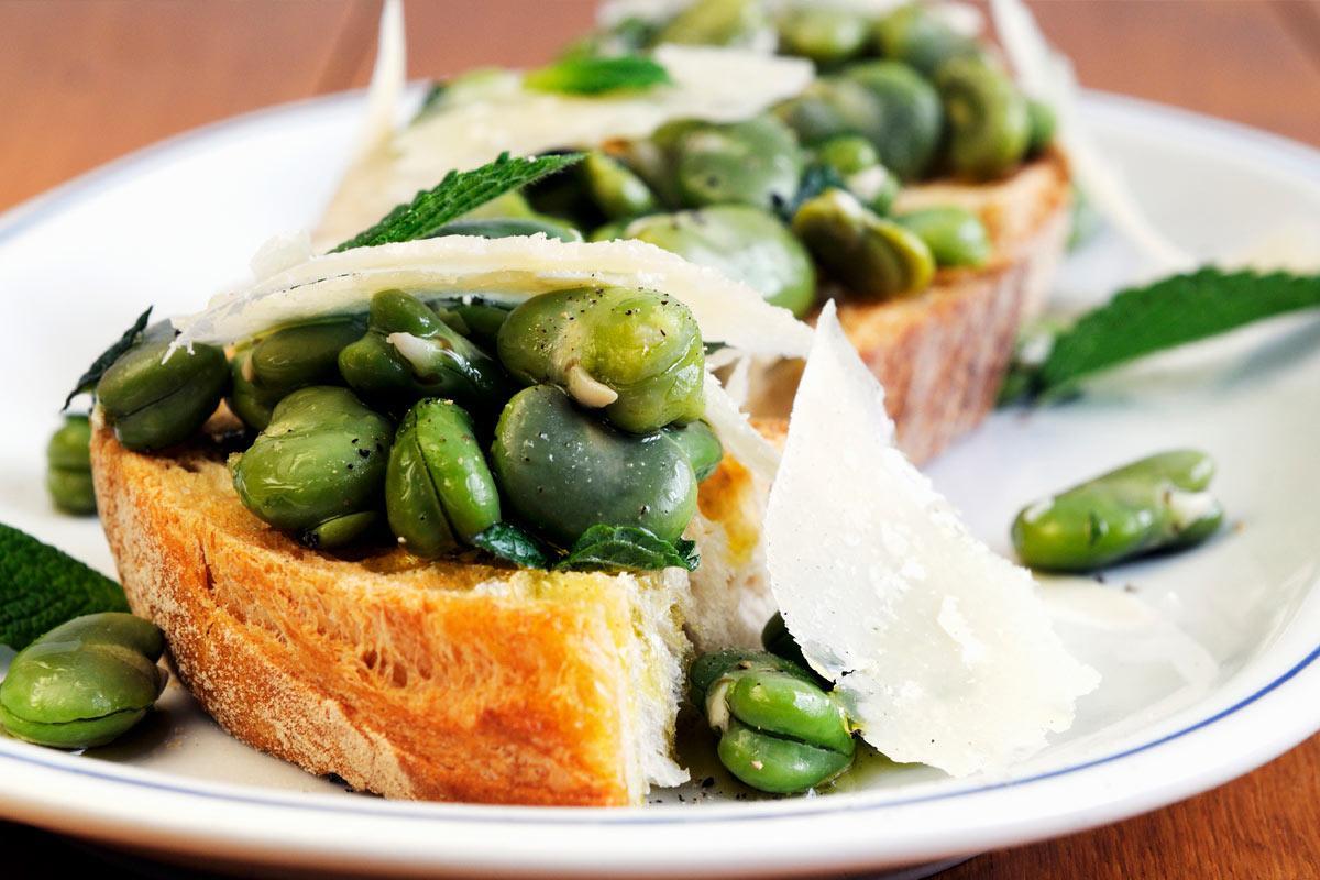 Fave e pecorino ricetta