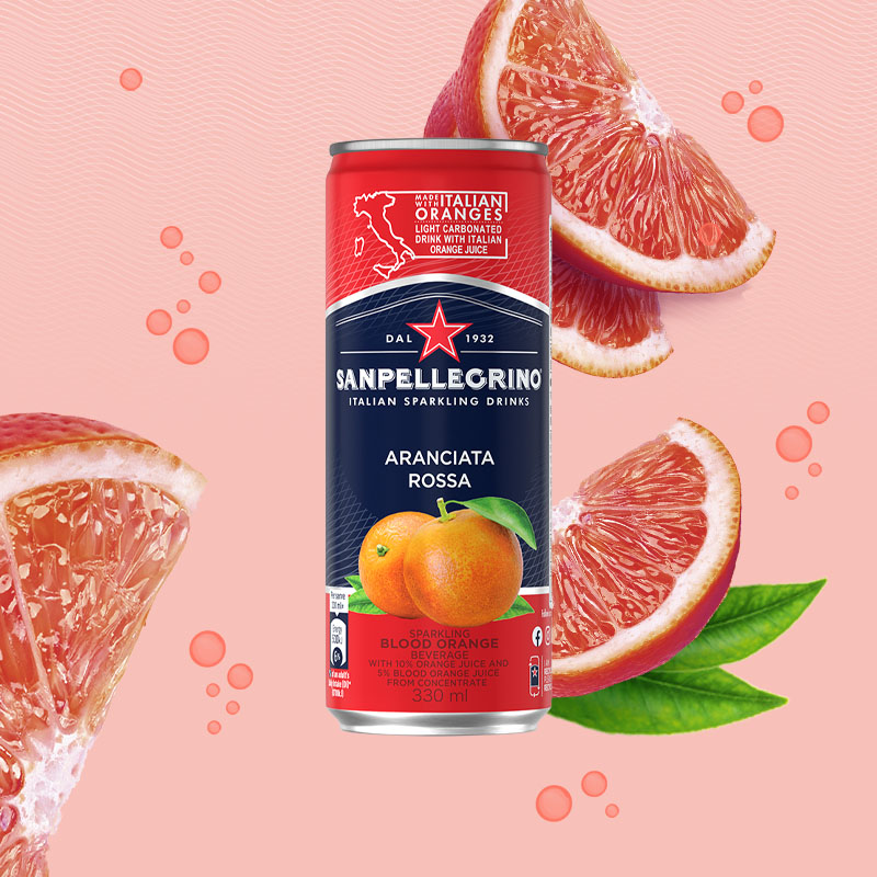 Sanpellegrino Aranciata Rossa: blood orange drink