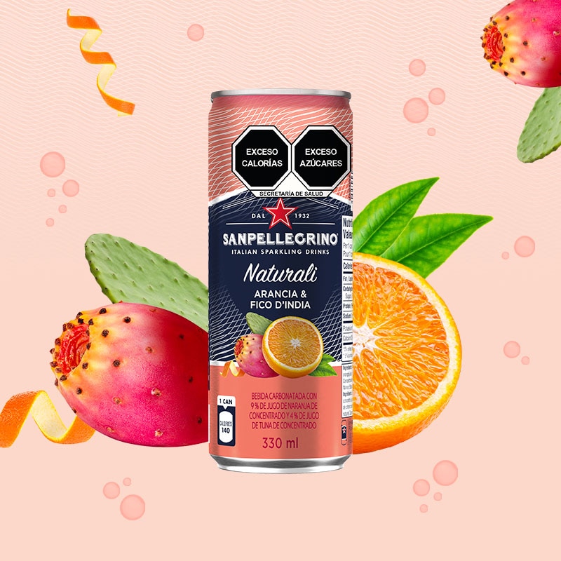bebida sanpellegrino fico d’india e arancia