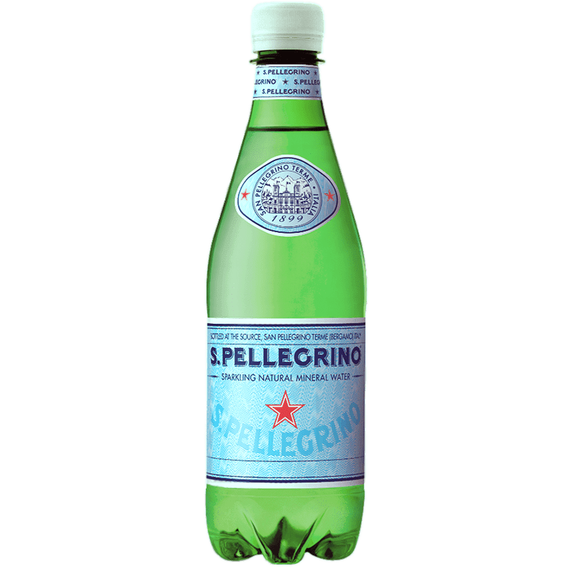 S. Pellegrino agua con gas de origen natural en botella de PET