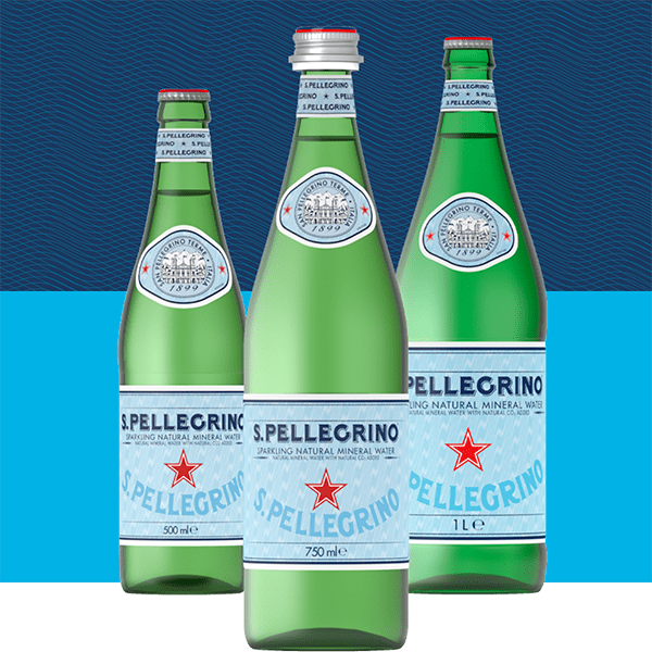 San Pellegrino Sparkling Natural Mineral Water, 6 bottles / 8.45