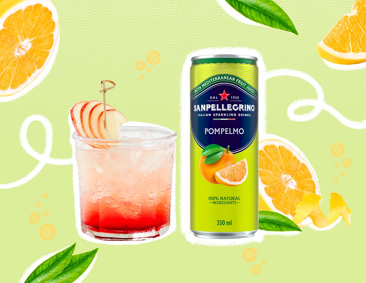 Cocktail with Pompelmo Sanpellegrino
