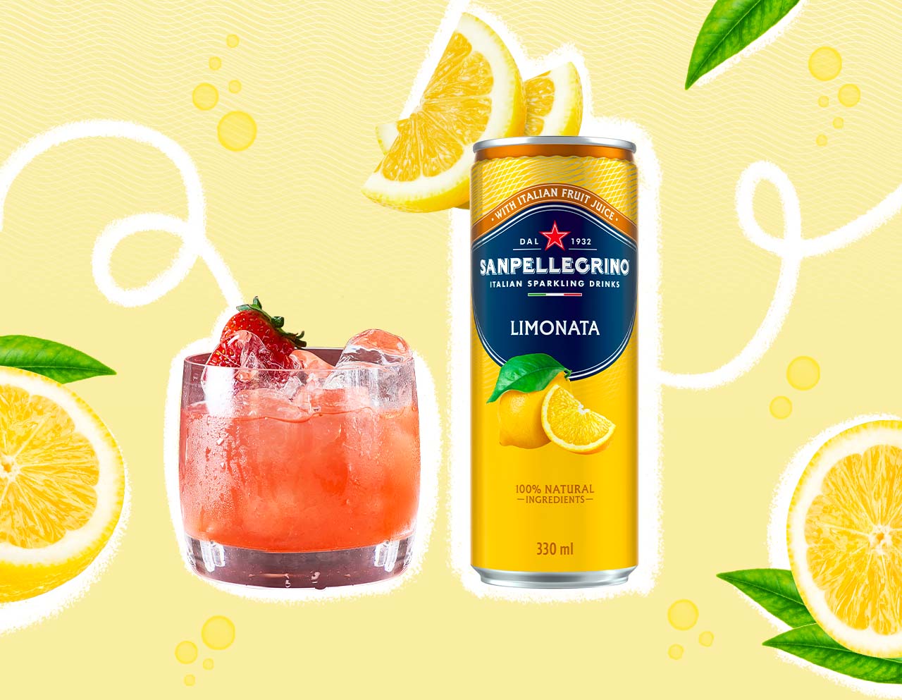 Lemor mix cocktail with Limonata