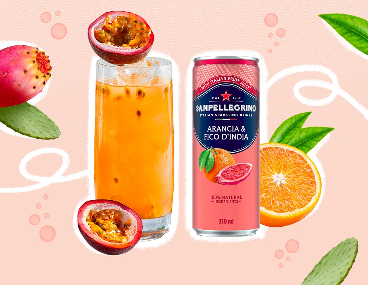 Sweety cocktail with Fico dindia e arancia