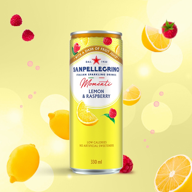 momenti lemon raspberry can 33 cl main image
