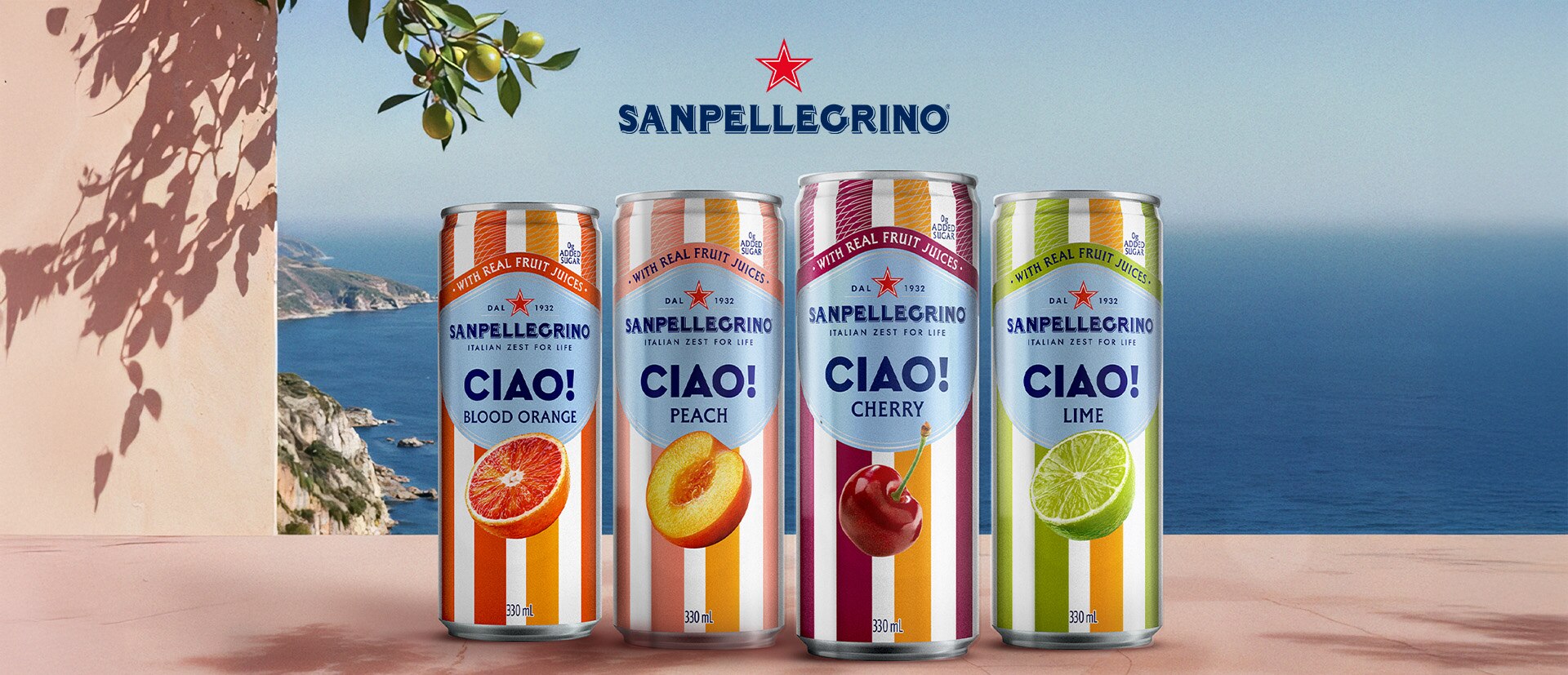 sanpellegrino ciao campaign landing header