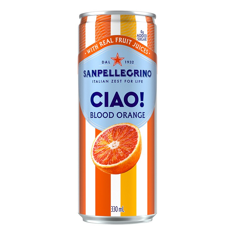 sanpellegrino ciao product detail page blood orange gallery image