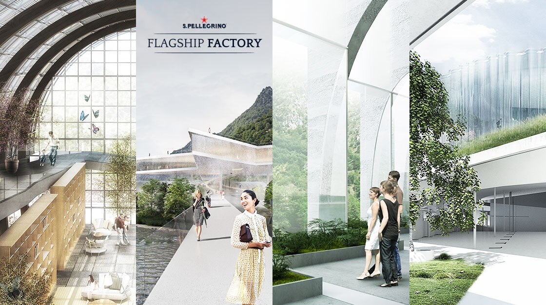 Sanpellegrino Post Flagship Factory Banner