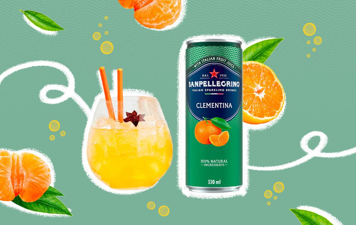 Cocktail with Sanpellegrino Clementina thumb