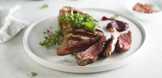 Red meat pairing with Essenza Blood Orange nd Black Raspberry