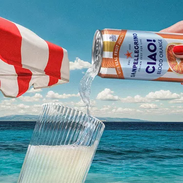 sanpellegrino ciao campaign landing pouring