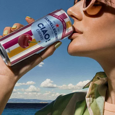 sanpellegrino ciao campaign landing sipping