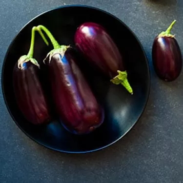 Eggplant for arancini