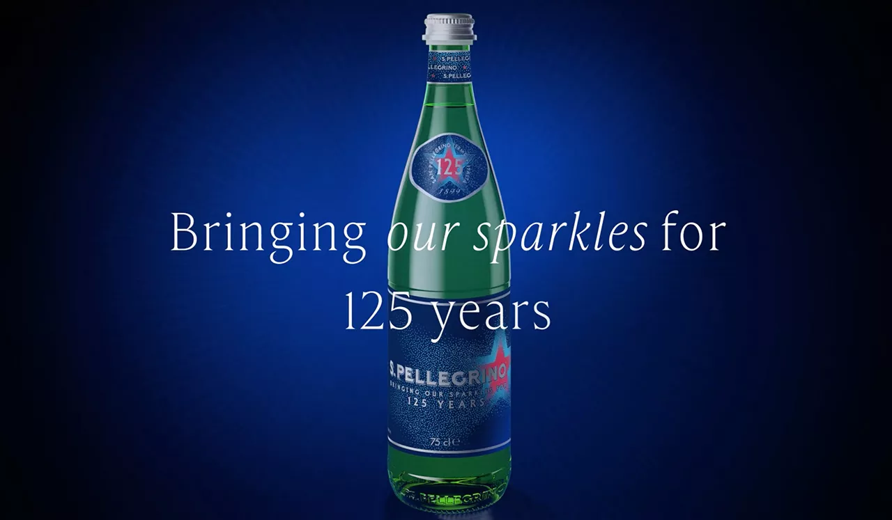 S.Pellegrino 125 years anniversary bottle