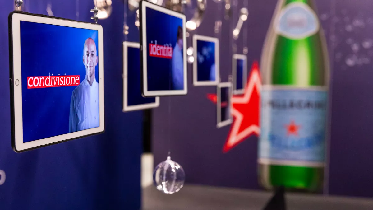 The installation of S.Pellegrino at Identità Golose 2021