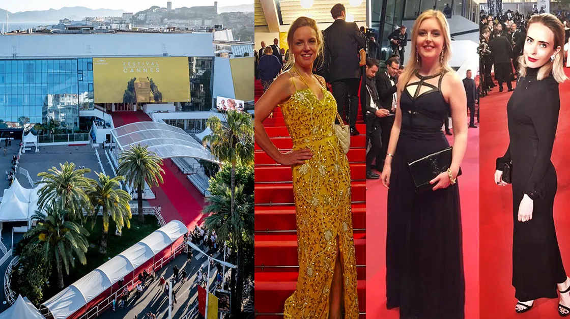 Some influencers during the visit at the breath-taking Cannes red carpet Montée des Marches