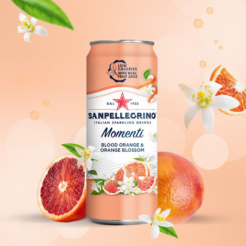Momenti Blood Orange & Orange Blossom Sanpellegrino
