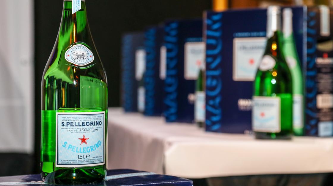 S.Pellegrino sparkling mineral water Magnum bottle