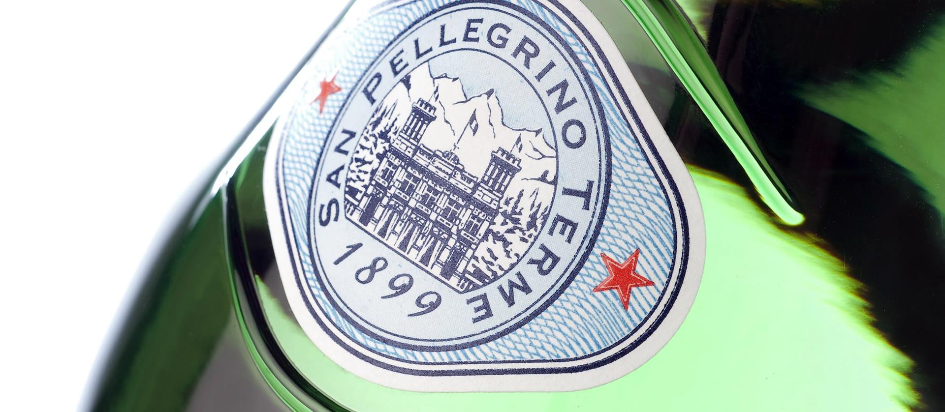 S.Pellegrino Limited Edition Label Detail