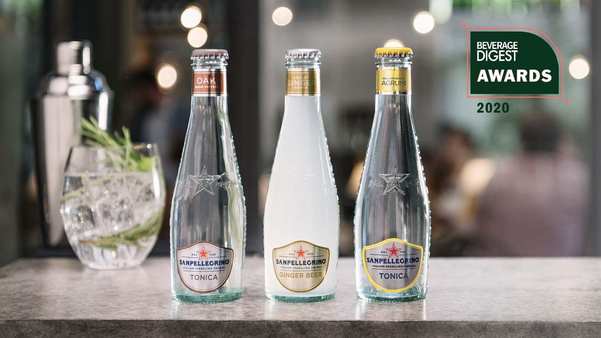 Sanpellegrino Italian Sparkling Drinks Mixers winner of the Beverage Digest Awards