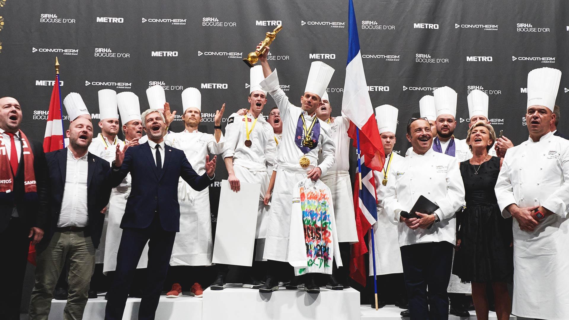 France is the winner of the Bocuse d’Or 2021 with the chef Davy Tissot
