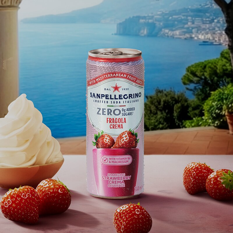 Sanpellegrino Zero Fragola Crema