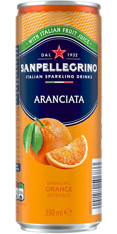 Sanpellegrino Aranciata can overlay