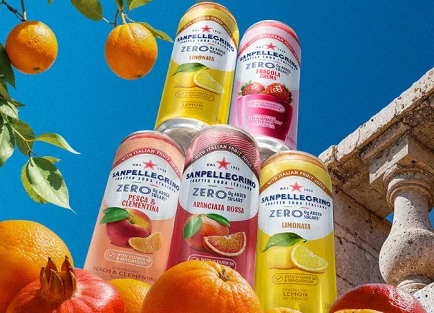 A refreshing moment, with only 21 calories or less 