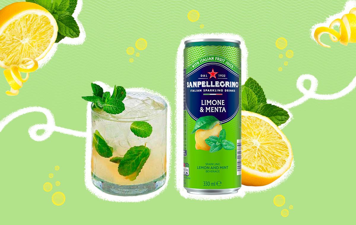 Chili Lime cocktail with limone e menta Sanpellegrino
