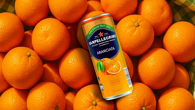 aranciata can 330 ml thumb