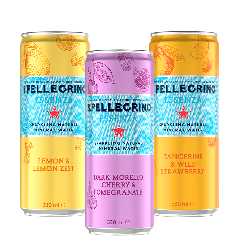 Sanpellegrino Essenza cans