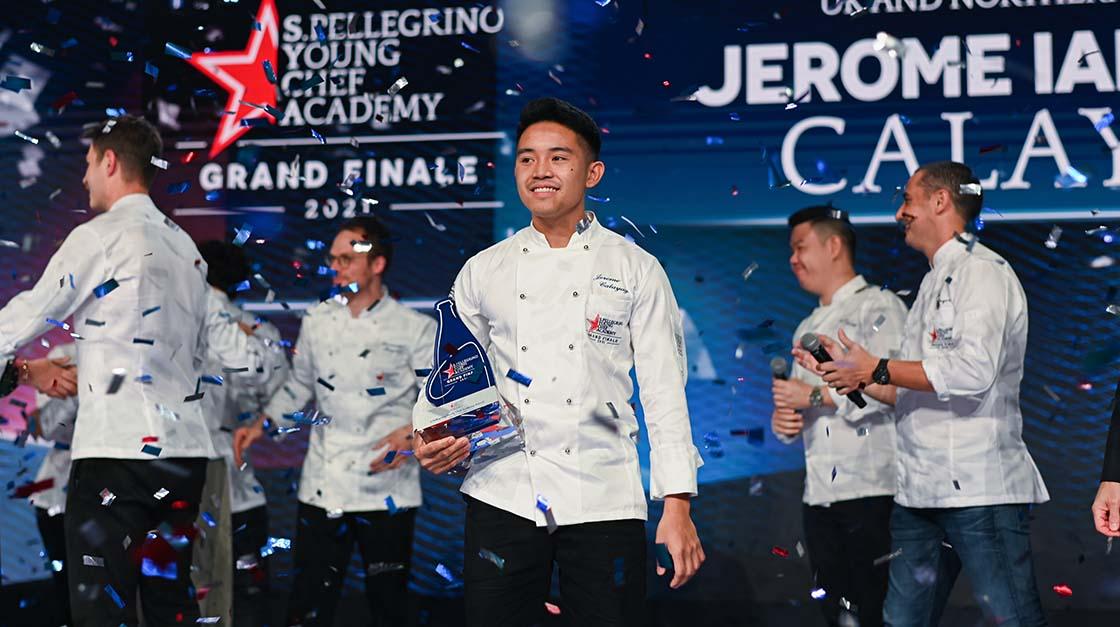 Jerome Ianmark Calayag wins S.Pellegrino Young Chef Grand Finale 2021.
