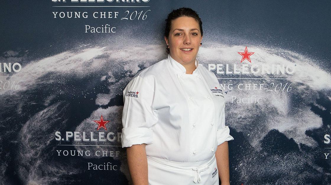 Leslie Hottiaux is the winner of the Pacific regional final of S.Pellegrino Young Chef 2016