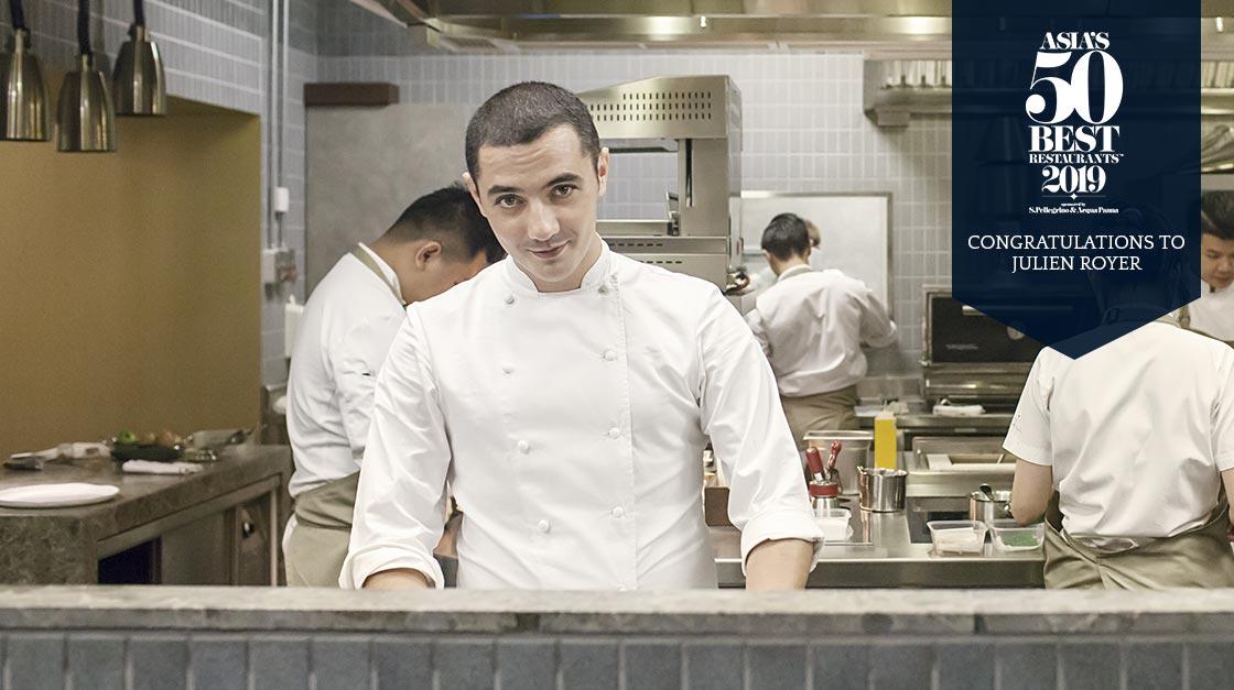 Chef Julien Royer wins Asia's 50 Best 2019