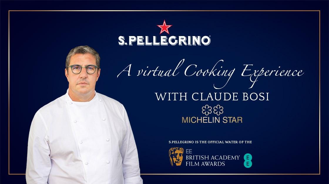 S.Pellegrino with two starred-Michelin chef Claude Bosi for a virtual cooking experience