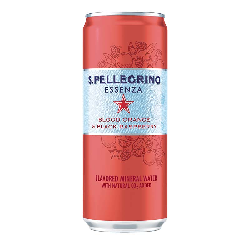 S.Pellegrino Essenza Blood Orange Black Raspberry Can