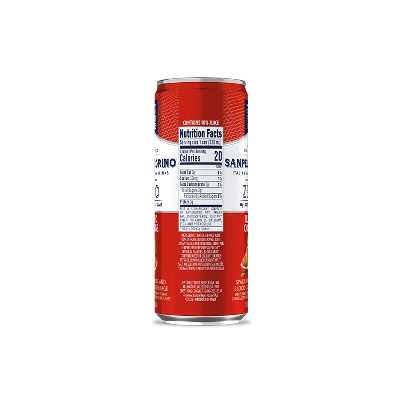 Sanpellegrino® Zero Grams Added Sugar Blood Orange Sanpellegrino Fruit Beverages