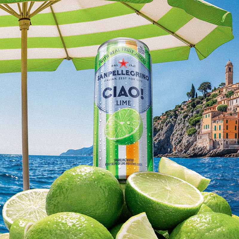 Sanpellegrino Ciao! Lime Flavored Sparkling Water