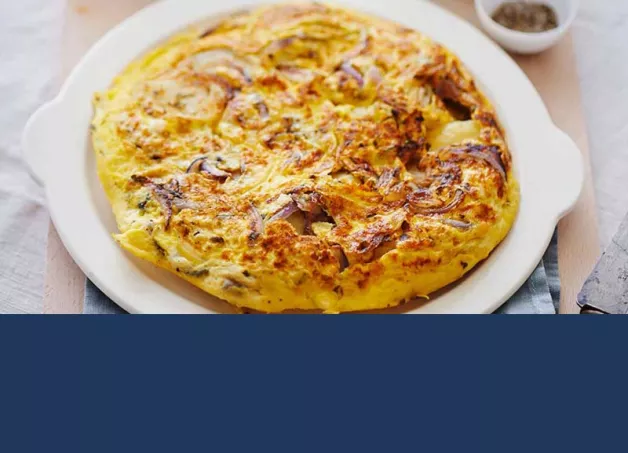 Onion frittata recipe