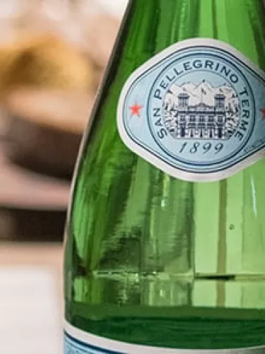 s.pellegrino water table caring planet