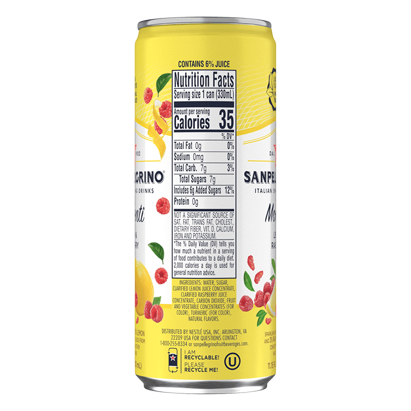 Lemon & Raspberry Momenti Drink | Sanpellegrino® Fruit Beverages