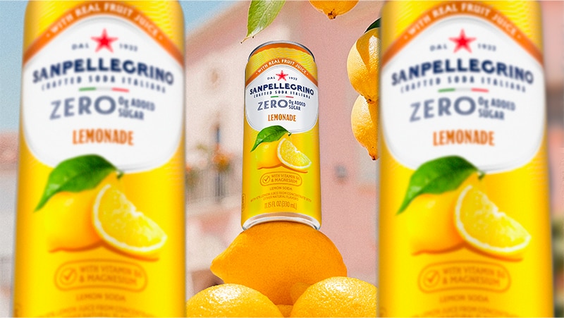 Sanpellegrino® Crafted Soda Italiana 0g Added Sugar Lemonade